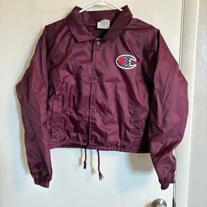 Champion Women's Burgundy and Purple Jacket